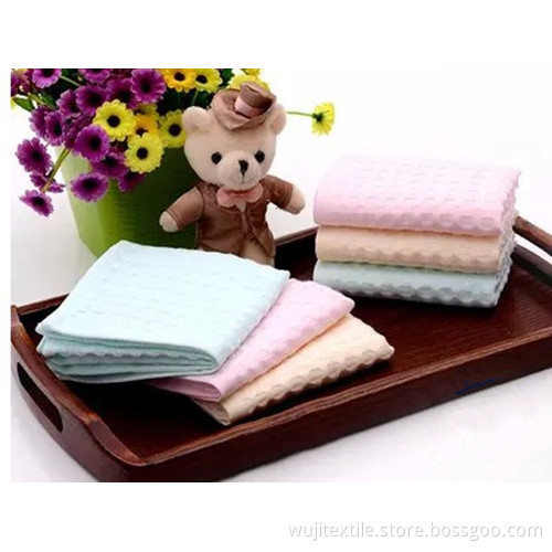 SGS Super-Soft Houndstooth Baby Hand Towel (WJ-CH1558)